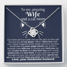 Load image into Gallery viewer, to my wife and a cat mom etsy