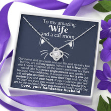 Load image into Gallery viewer, to my wife and a cat mom etsy