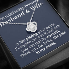 Load image into Gallery viewer, Husband & wife piss funny gift