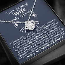 Load image into Gallery viewer, to my wife and a cat mom etsy