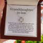 Granddaughter in law necklace, wedding gift for granddaughter in law, granddaughter-in-law gift from grandma in law, granddaughter jewelry