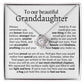 Granddaughter gift necklace from grandma and grandpa, from grandparents, from grandmother and grandfather, to our granddaughter necklace