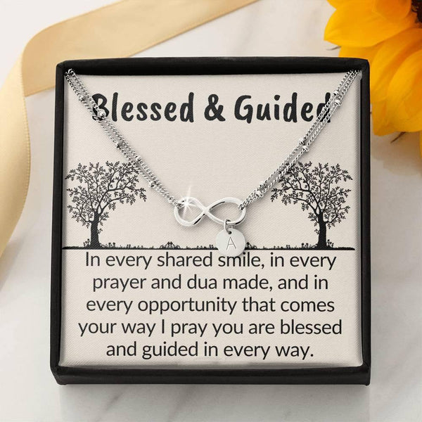 Blessed and guided | Bracelet gift with islamic quote for muslim women - MuslimwithMe