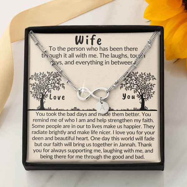 Gift for Muslim Wife | Bracelet with islamic quote about love and life - MuslimwithMe
