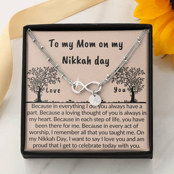 Gift for mom on Nikkah day | Bracelet with muslim quotes on love - MuslimwithMe