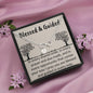 Blessed and guided | Bracelet gift with islamic quote for muslim women - MuslimwithMe
