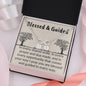 Blessed and guided | Bracelet gift with islamic quote for muslim women - MuslimwithMe