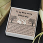 Gift for mom on Nikkah day | Bracelet with muslim quotes on love - MuslimwithMe