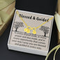 Blessed and guided | Bracelet gift with islamic quote for muslim women - MuslimwithMe