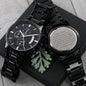 Father and Best Friend | Chronograph Watch for Dad with Engraved Message & Personalized Engraving - MuslimwithMe