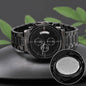 Father and Best Friend | Chronograph Watch for Dad with Engraved Message & Personalized Engraving - MuslimwithMe