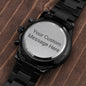 Custom Engraved Watch | Engrave Name, Date, or any Message - MuslimwithMe