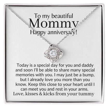 pregnant anniversary gift, new mom anniversary necklace jewelry, pregnant wife mother, gift from baby bump, mom to be gift, mommy hero, to my mommy necklace, mommy expecting gift, mommy gift from bump, mama to be necklace, baby pregnancy gift, for wife