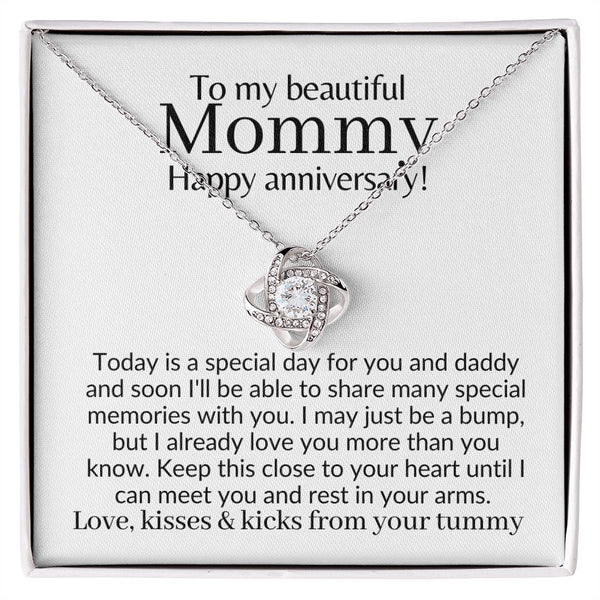 pregnant anniversary gift, new mom anniversary necklace jewelry, pregnant wife mother, gift from baby bump, mom to be gift, mommy hero, to my mommy necklace, mommy expecting gift, mommy gift from bump, mama to be necklace, baby pregnancy gift, for wife