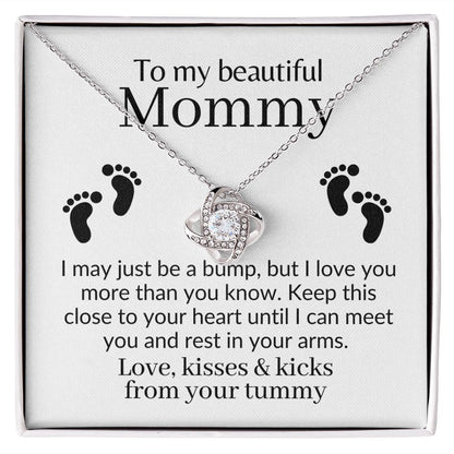 to my mommy necklace, mommy expecting gift, mama to be necklace, pregnant mothers day gift jewlery, from baby bump gifts, to my mommy necklace, mommy to be gift