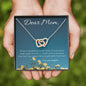Unbreakable bond | Interlocking Qulub necklace gift for Mom with Message - MuslimwithMe