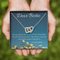 My Guide to Truth | Interlocking Qulub Necklace for Friend with Message Card - MuslimwithMe