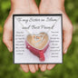 My best memories | Interlocking Qulub necklace for Best Friend - MuslimwithMe
