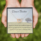 Forever Guide | Interlocking Qulub Necklace for Friend with Letter Card - MuslimwithMe