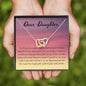 Faith and Guidance | Interlocking Necklace Gift for Daughter with Emotional Message Card - MuslimwithMe