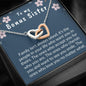 Bonus sister gift, sister in law gift, sister of the groom, wedding gift, bridesmaid, bridal shower, thank you, best friend necklace, I love you - MuslimwithMe