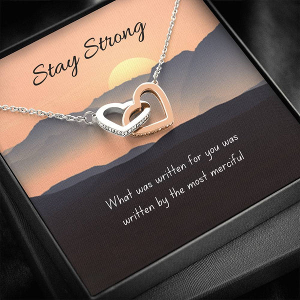 Written for You | Message card necklace gift for Eid Al Fitr, Eid Al Adha, graduations, or thank you - MuslimwithMe