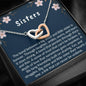 Big sister & Little sister necklace, matching sister necklaces, gift for sister, big sis lil sis, soul sisters, big sister necklace - MuslimwithMe