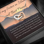 Always Friends| Interlocking Qulub Necklace for Best Friend with message - MuslimwithMe