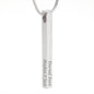 Celebrating with You | Bar necklace for Eid & Engrave Name, Date, Message - MuslimwithMe