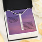 I Love You More | Bar necklace for Wife with Message Card & Engrave any Name, Date, or Message - MuslimwithMe