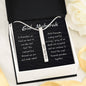 Ramadan to Eid | Bar necklace for Eid with message card - MuslimwithMe