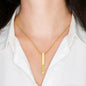 Far but in my prayers | Bar necklace for Eid with Message Card & Engrave Name, Date, and Message - MuslimwithMe