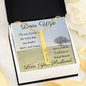 Friend forever | Bar necklace for Wife with Message - MuslimwithMe