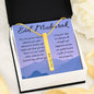 Celebrating with those you love | Bar necklace for Eid with message & personalize any name, date, message - MuslimwithMe