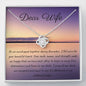 Beautiful heart | Quwa knot necklace for Eid Gift with letter - MuslimwithMe