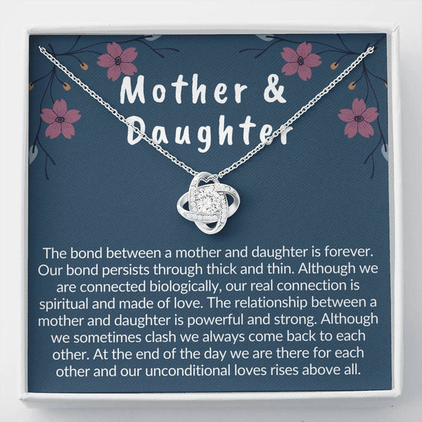 Mothers day gift from daughter, mother daughter necklace, Gift for mom, mother wedding gift, mom necklace, gift for mom, - MuslimwithMe