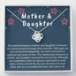 Mothers day gift from daughter, mother daughter necklace, Gift for mom, mother wedding gift, mom necklace, gift for mom, - MuslimwithMe