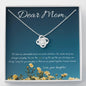 Unbreakable Bond | Necklace gift for muslim mom with message - MuslimwithMe