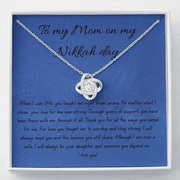 Always your Daughter | Quwa Necklace for Mom on Nikkah day with letter - MuslimwithMe