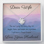 Friend forever | Quwa Knot Necklace Gift for Wife - MuslimwithMe