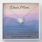 Shining and Guiding Light | Necklace gift for mom with message card - MuslimwithMe