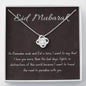 I Love You More | Quwa Knot necklace Eid Gift with Letter Card - MuslimwithMe