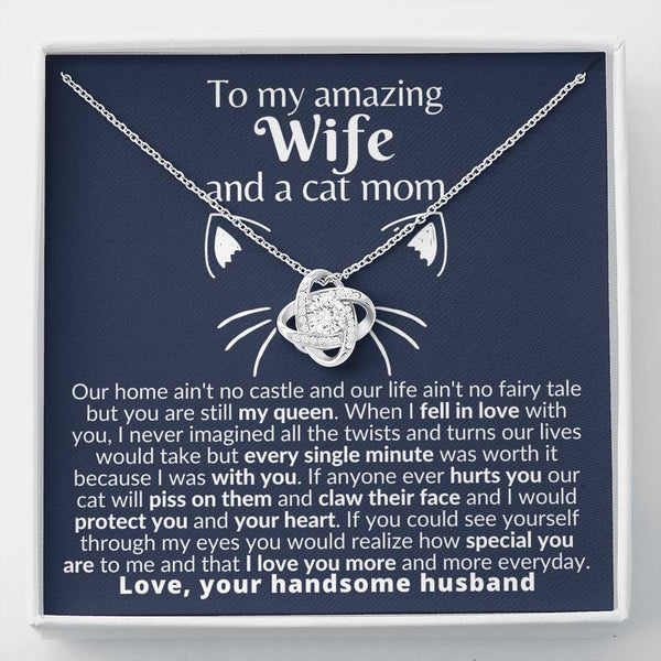 to my wife and a cat mom etsy