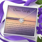 Beautiful heart | Quwa knot necklace for Eid Gift with letter - MuslimwithMe