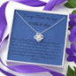Always your Daughter | Quwa Necklace for Mom on Nikkah day with letter - MuslimwithMe