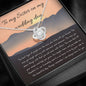 Forever Friendship | Quwa Knot necklace as Wedding gift with letter card - MuslimwithMe