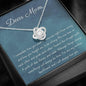 My Mother and Best Friend | Necklace gift with a letter to mom - MuslimwithMe