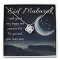 Happy and Peaceful | Necklace gift for Eid with Message Card - MuslimwithMe
