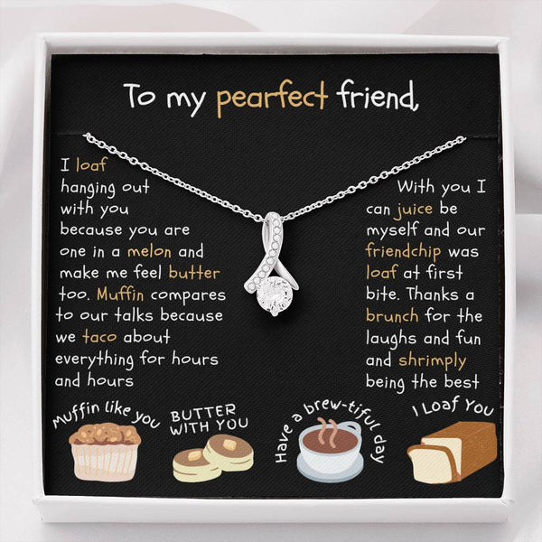 Shrimply the Best | Necklace gift for food loving friend - MuslimwithMe