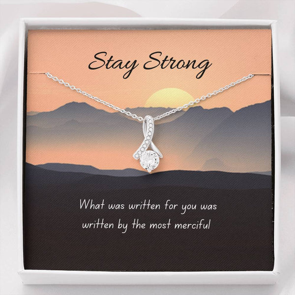 Written For You | Noor necklace for loved one with Letter - MuslimwithMe